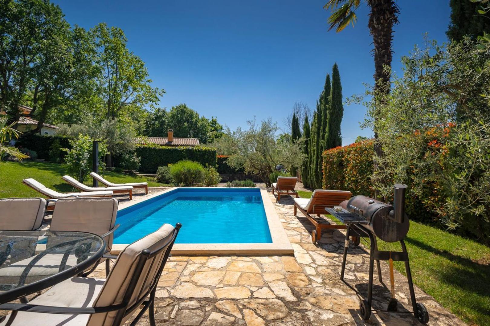 Rustic Villa Cehici With Pool In Sveti Lovrec Jehnici المظهر الخارجي الصورة